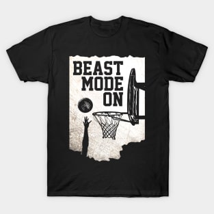 Beast Mode On - Basketball T-shirt T-Shirt